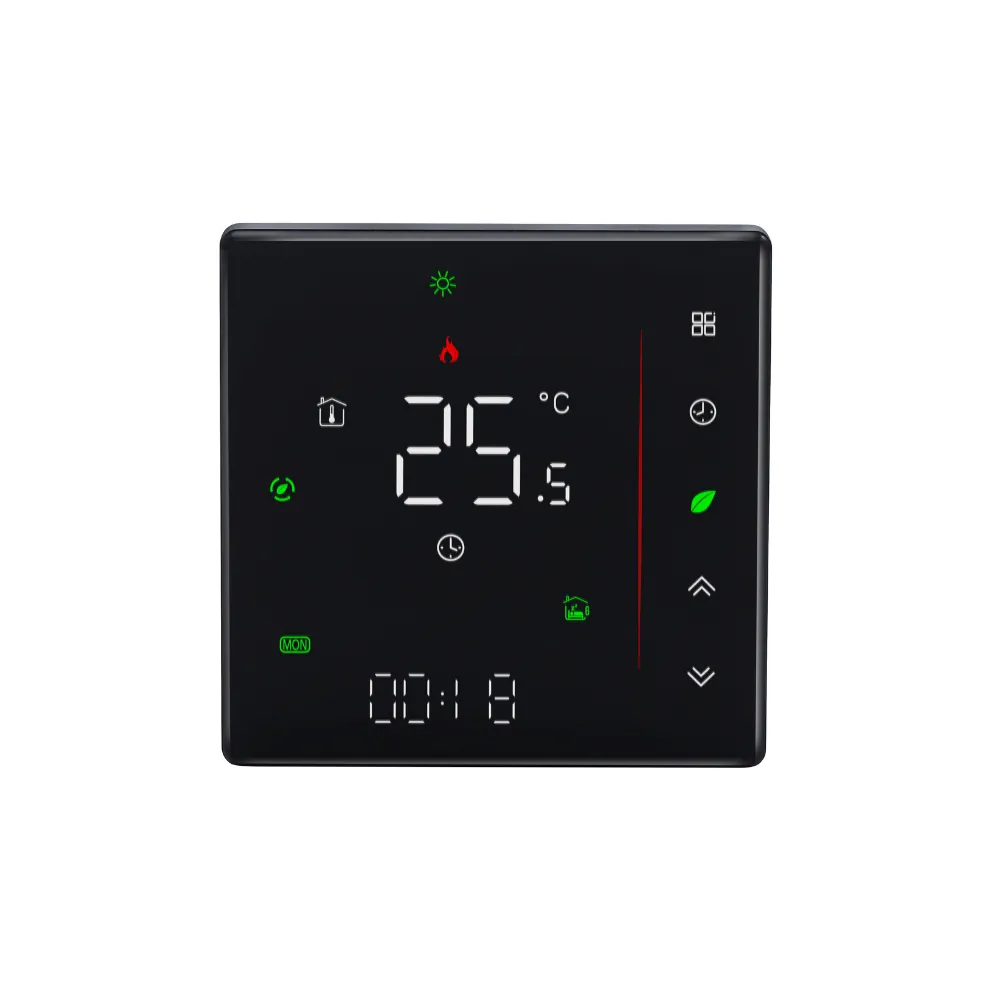 Tuya Smart Kablolu LCD Ekranlı Zigbee Oda Termostatı | Novato Elektronik tanıtım görseli 1
