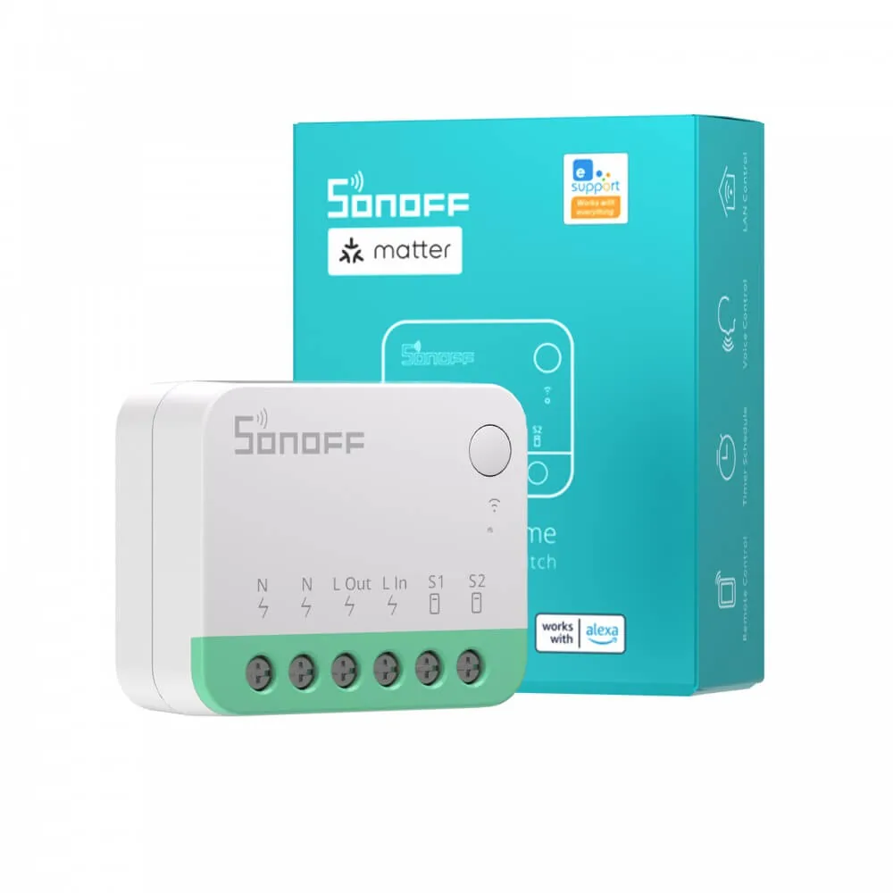 Sonoff R4M Matter Over WiFi Mini Röle | Novato