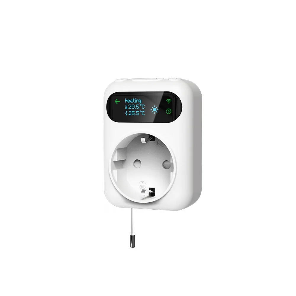 Tuya Smart WiFi Priz Tipi Termostat | Novato Elektronik