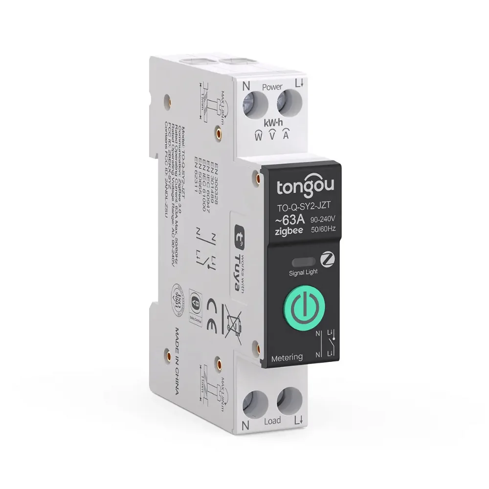 Tuya Smart Zigbee 63 Amper Akıllı Sigorta | Novato Elektronik