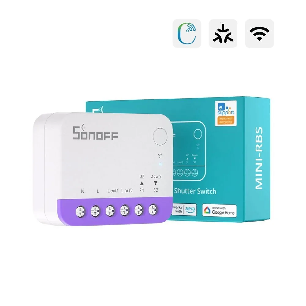 Sonoff Mini-RBS Matter Akıllı Panjur Kontrol Rölesi