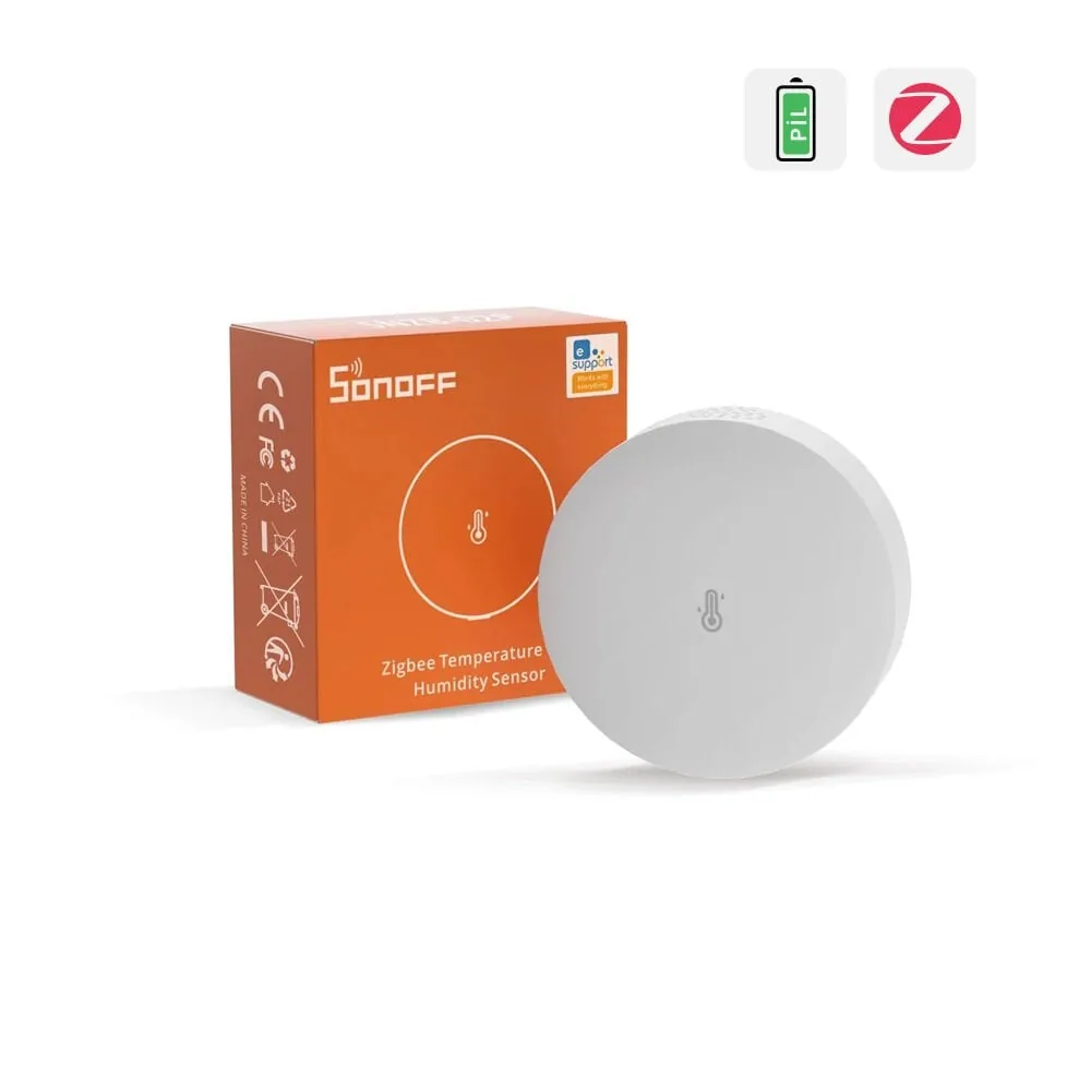 SONOFF SNZB-02P ZigBee Sıcaklık ve Nem Sensörü