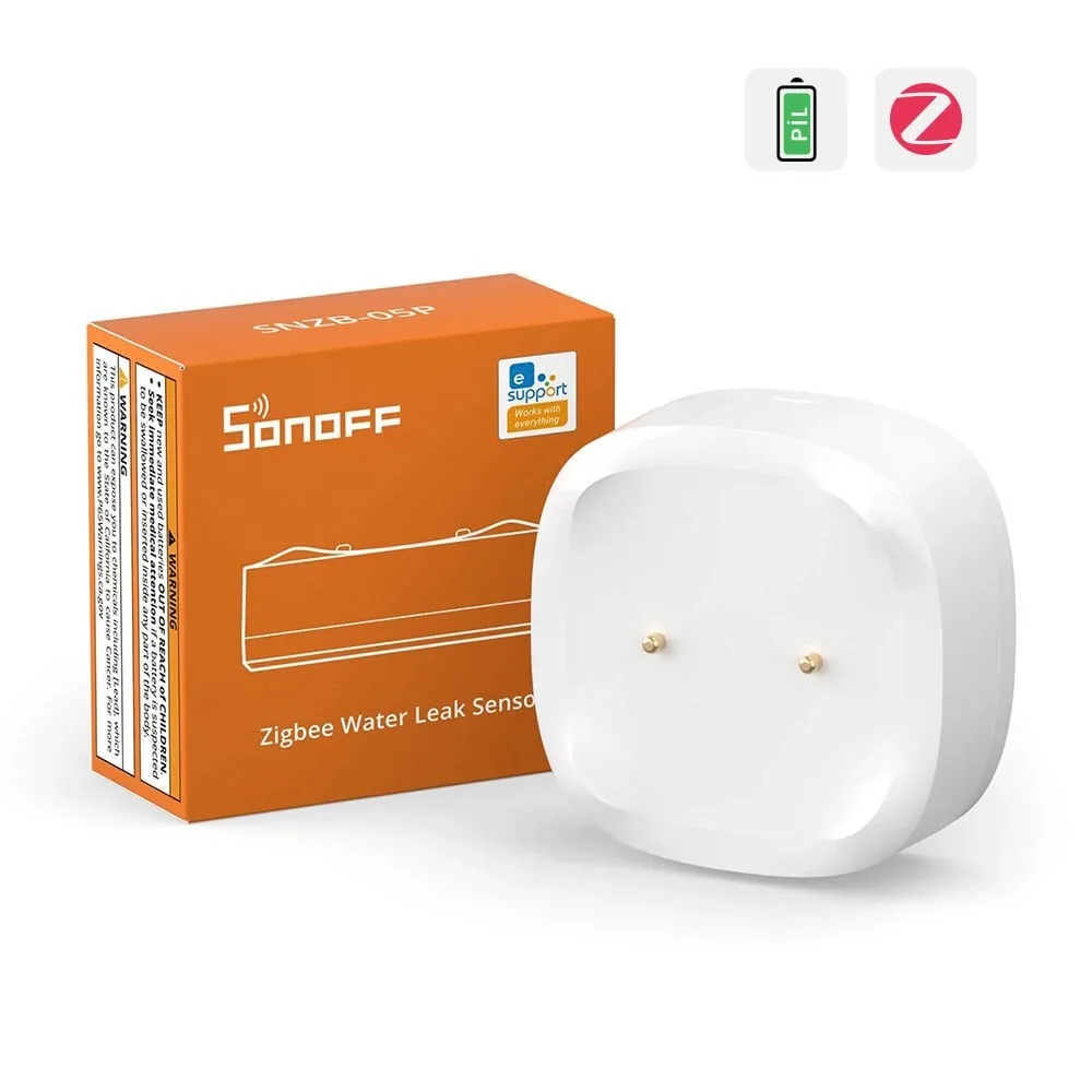 SONOFF SNZB-05P ZigBee Su Kaçak Sensörü