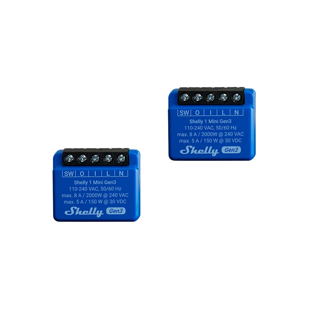 Shelly 1 Mini Gen3 X2