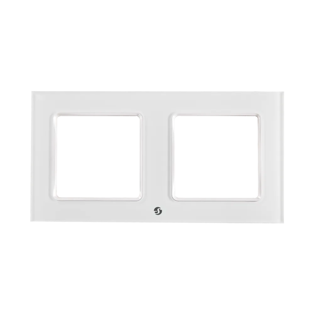 Shelly Frame For Wall Switch White X2