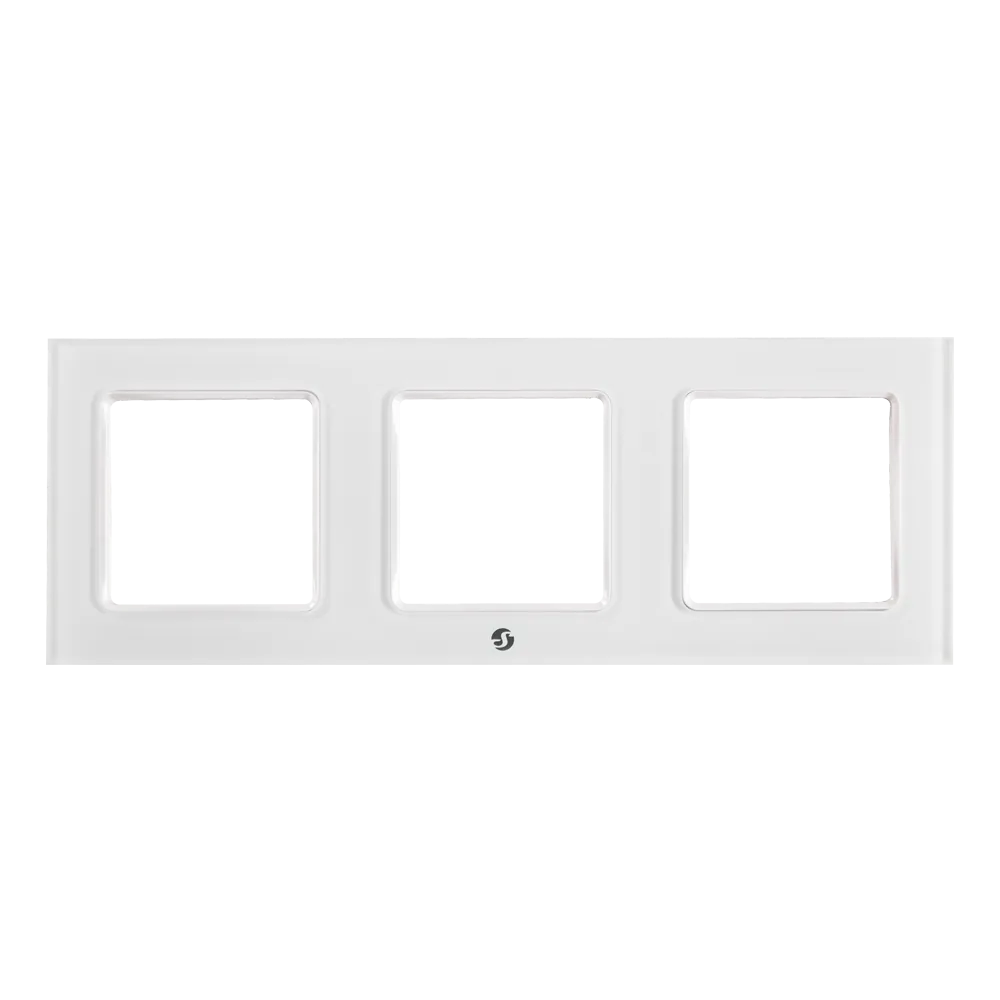 Shelly Frame For Wall Switch White X3