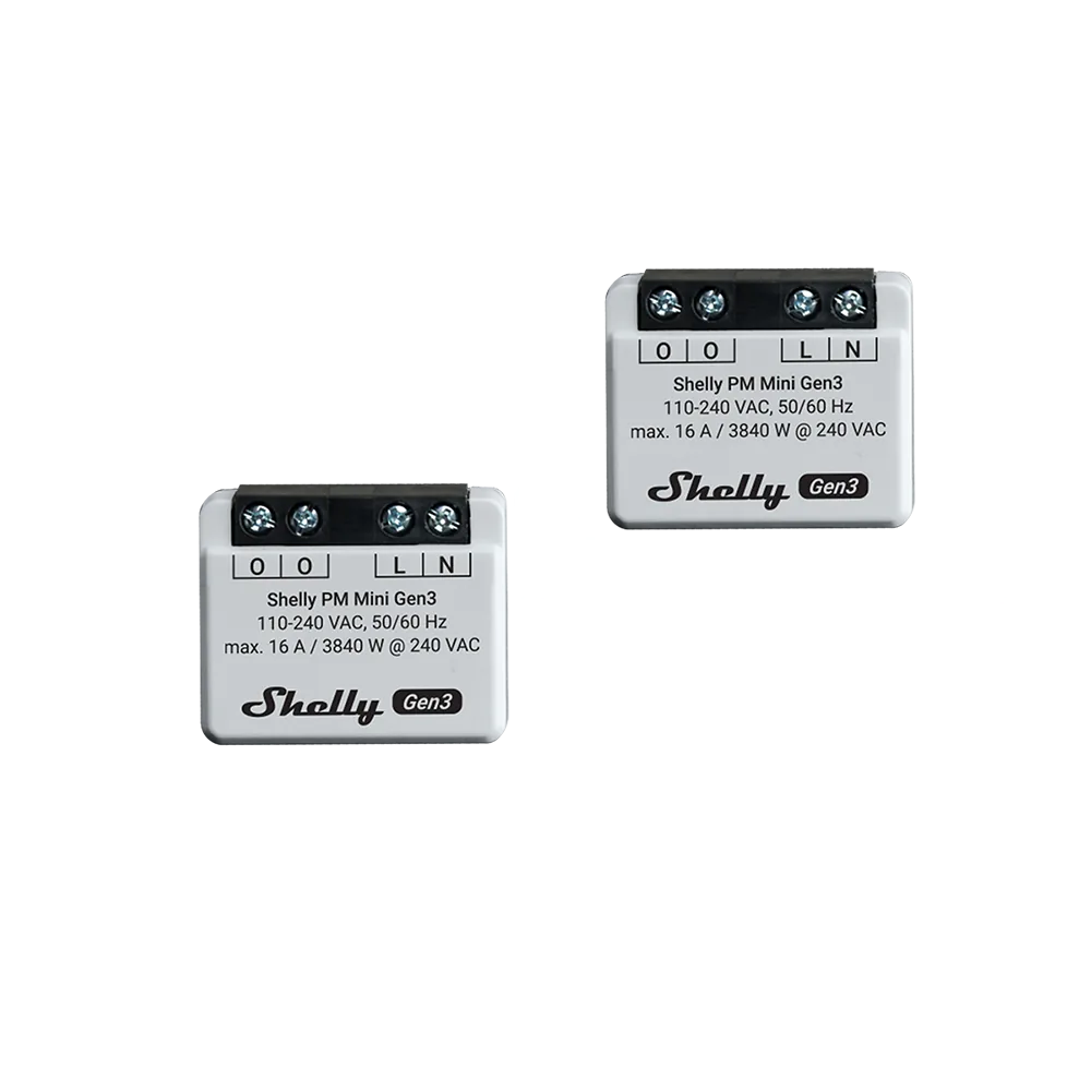 Shelly Pm Mini Gen3 X2