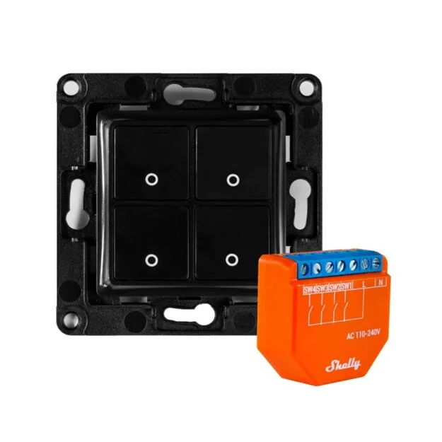 Shelly Wall Switch 4 Shelly Plus I4 1