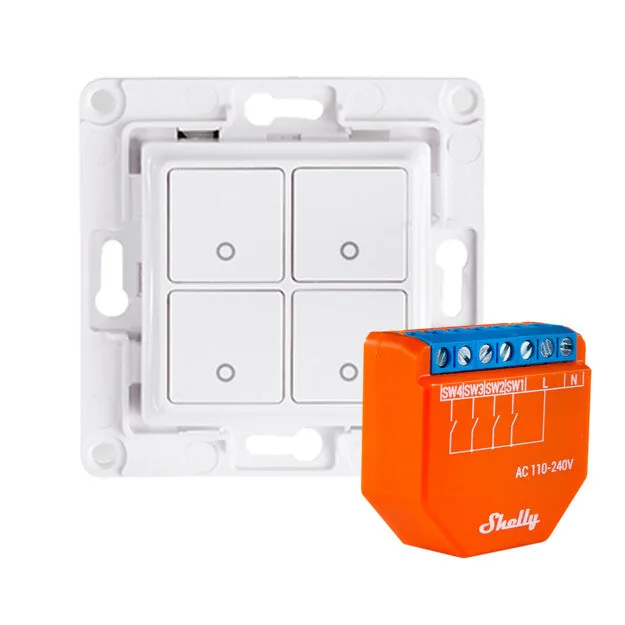 Shelly Wall Switch 4 Shelly Plus I4 2